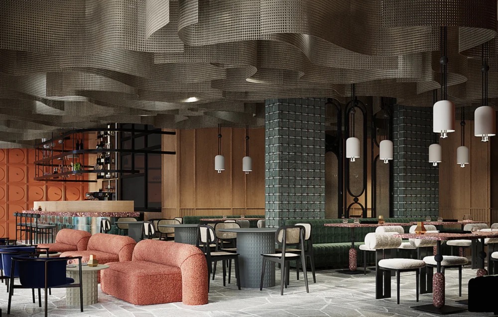 Brera Restaurant - Interior project for Brera restaurant, Belgrade | Vladimir Perovic Architects