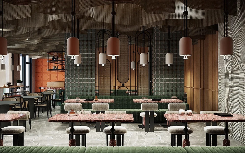 Brera Restaurant - Interior project for Brera restaurant, Belgrade | Vladimir Perovic Architects