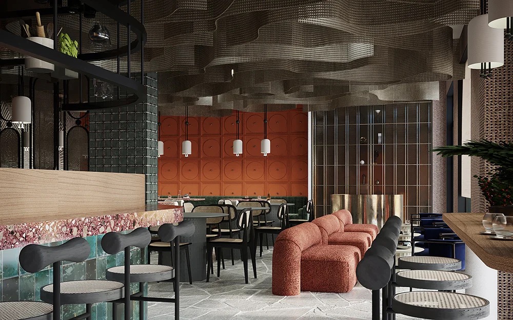 Brera Restaurant - Interior project for Brera restaurant, Belgrade | Vladimir Perovic Architects