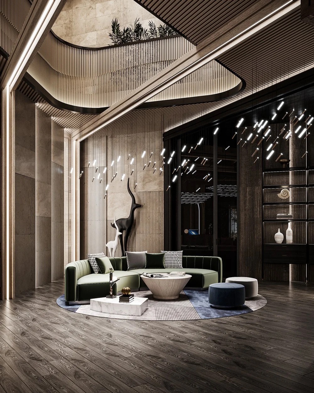 Emerald Mountain Residence - interior - Interior project for hotel Emerald Mountain Residence | Vladimir Perovic Architects