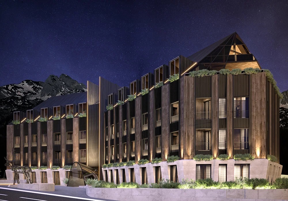 Emerald Mountain Residence - exterior - Exterior project for Emerald Mountain Residence, Montenegro | Vladimir Perovic Architects