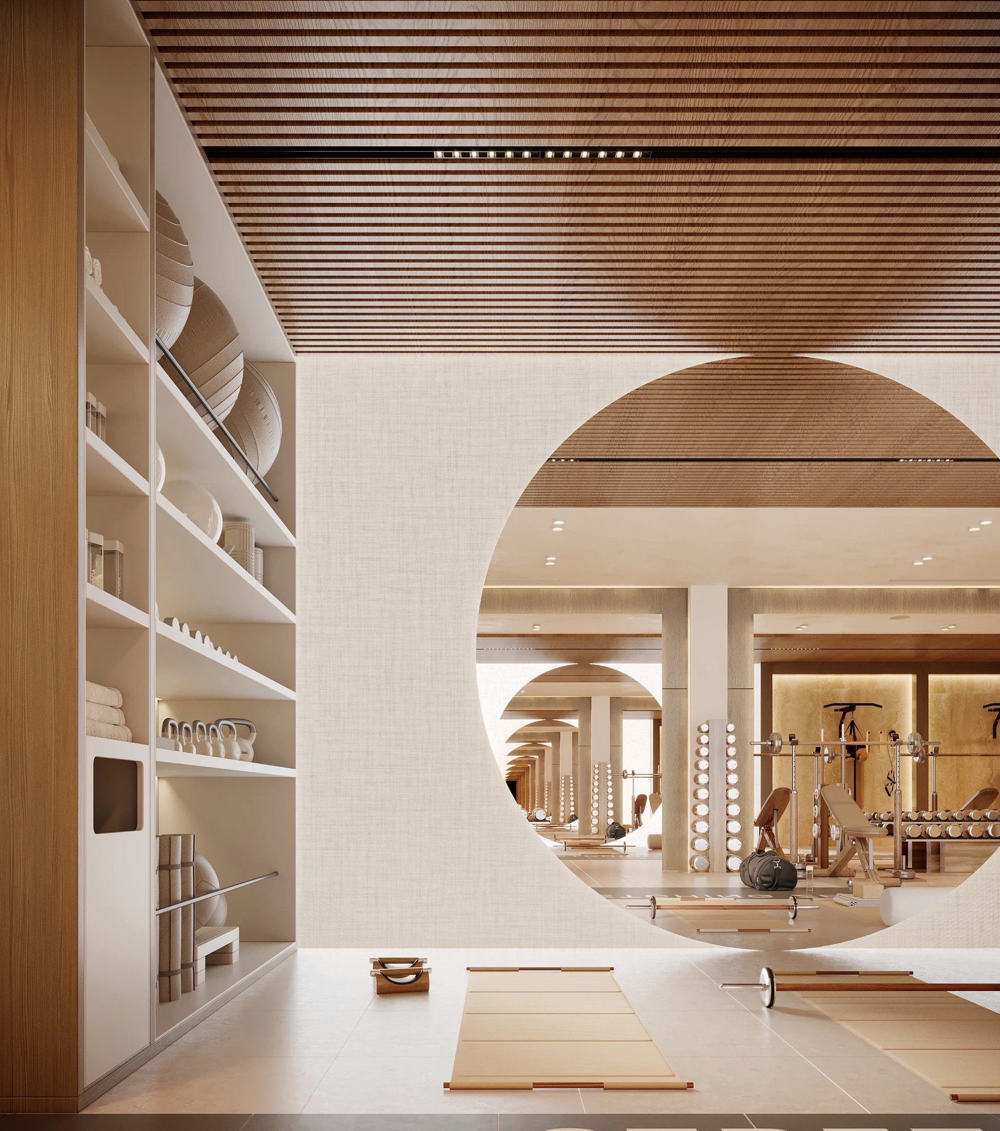 Emerald GYM interior - Emerald GYM interior, Montenegro | Vladimir Perovic Architects