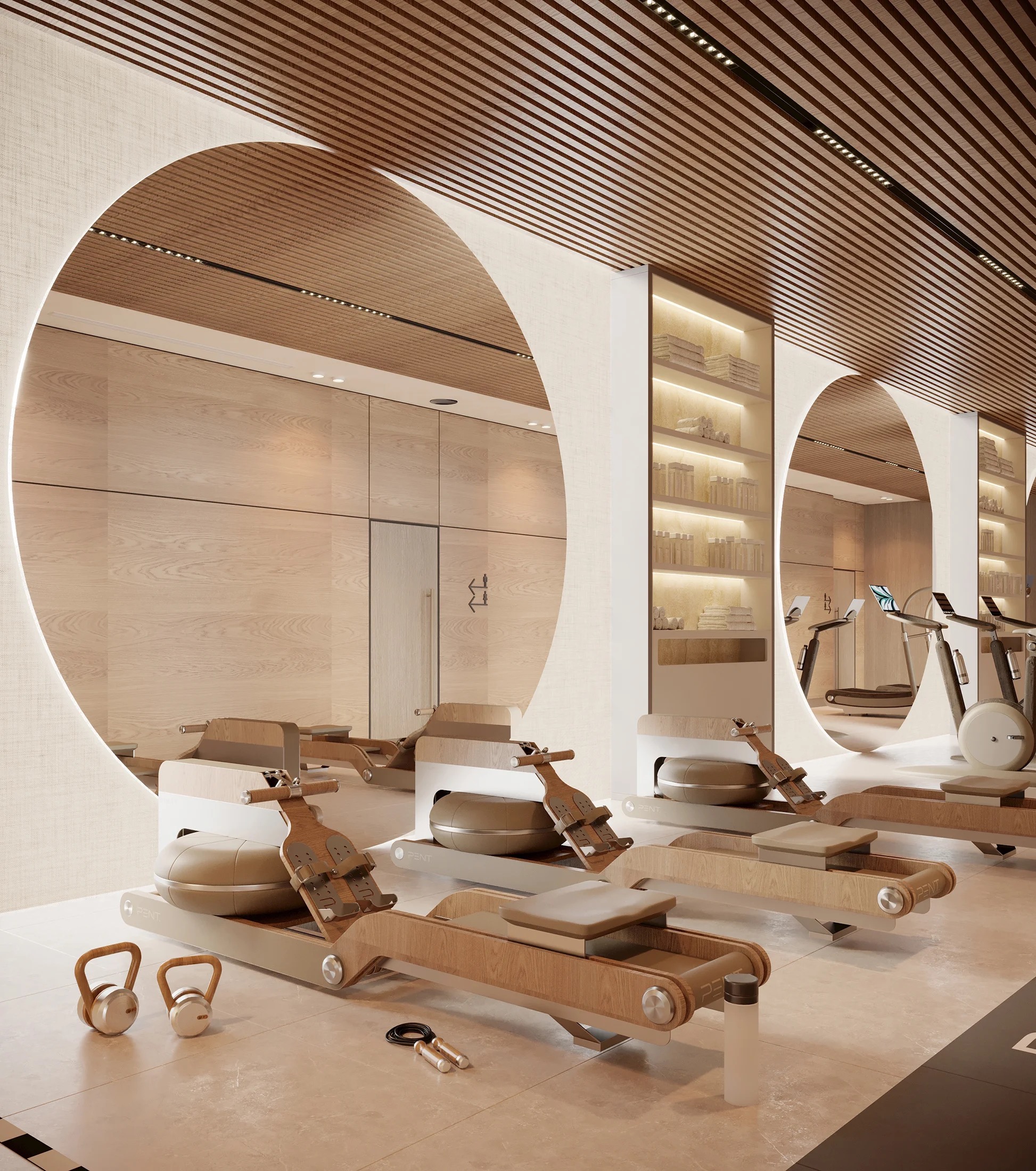 Emerald GYM interior - Emerald GYM interior, Montenegro | Vladimir Perovic Architects