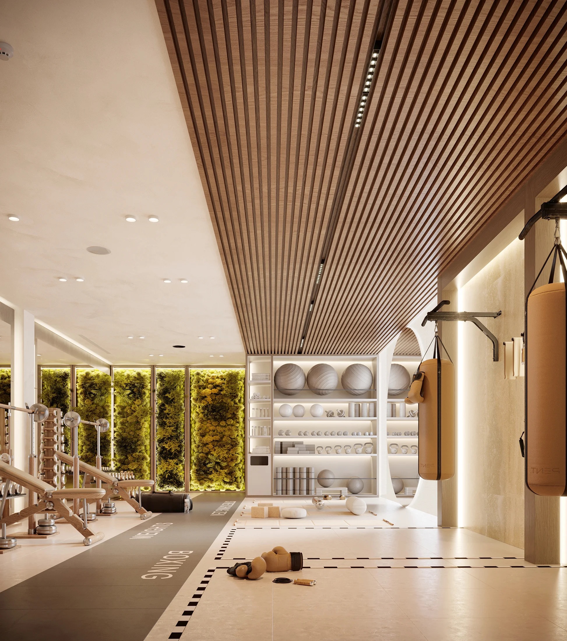 Emerald GYM interior - Emerald GYM interior, Montenegro | Vladimir Perovic Architects