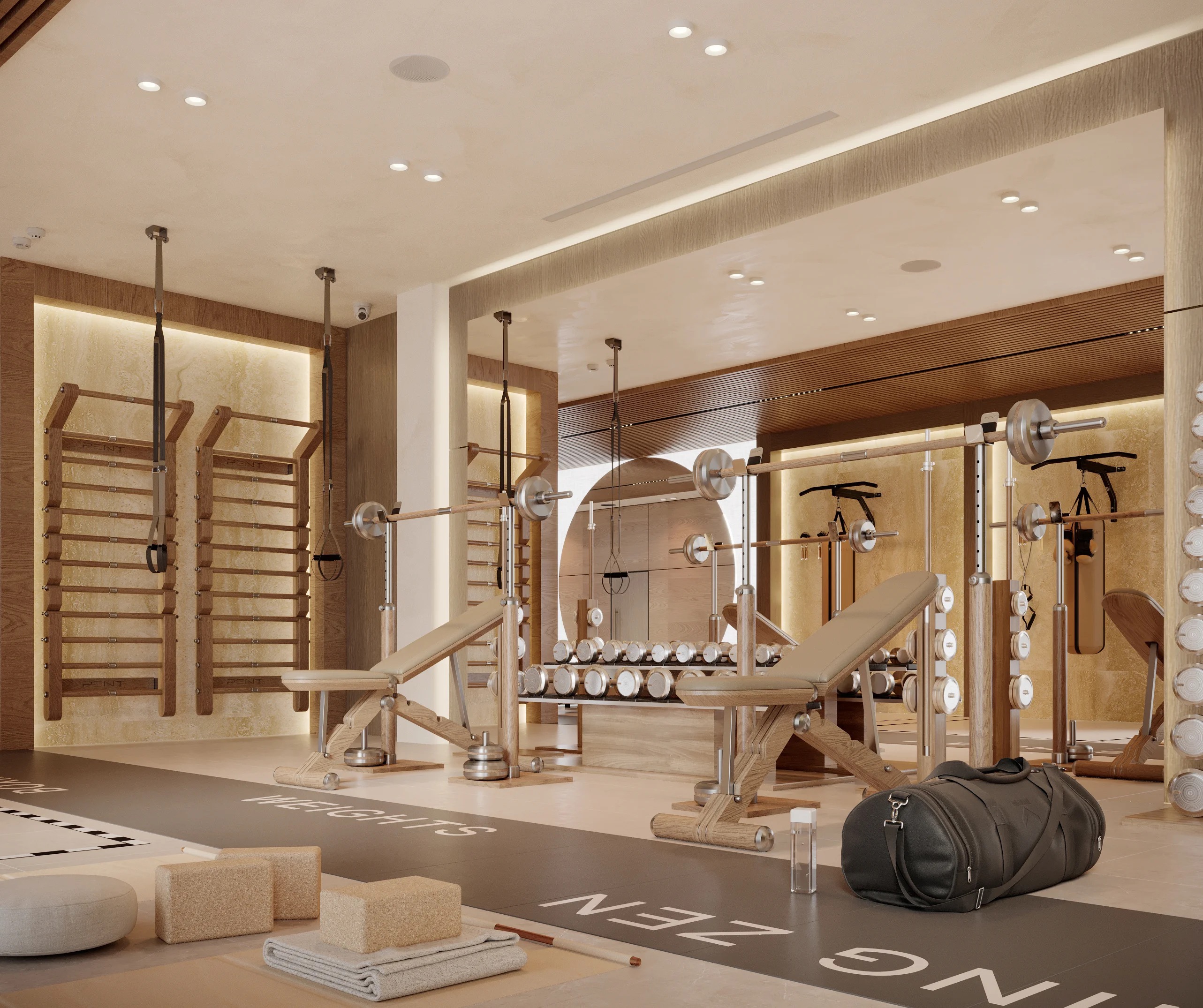 Emerald GYM interior - Emerald GYM interior, Montenegro | Vladimir Perovic Architects