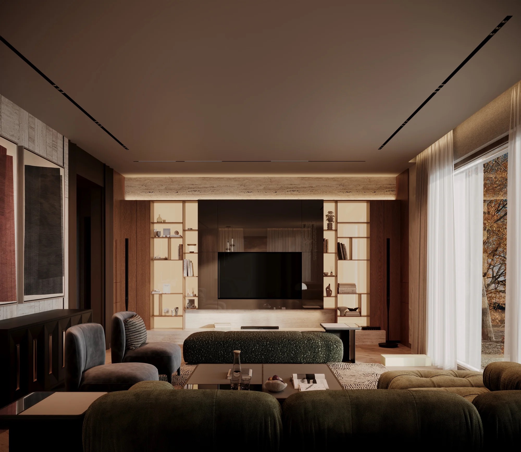 E1 APARTMENT - Conceptual Interior Design for APARTMENT E1 | Vladimir Perovic Architects