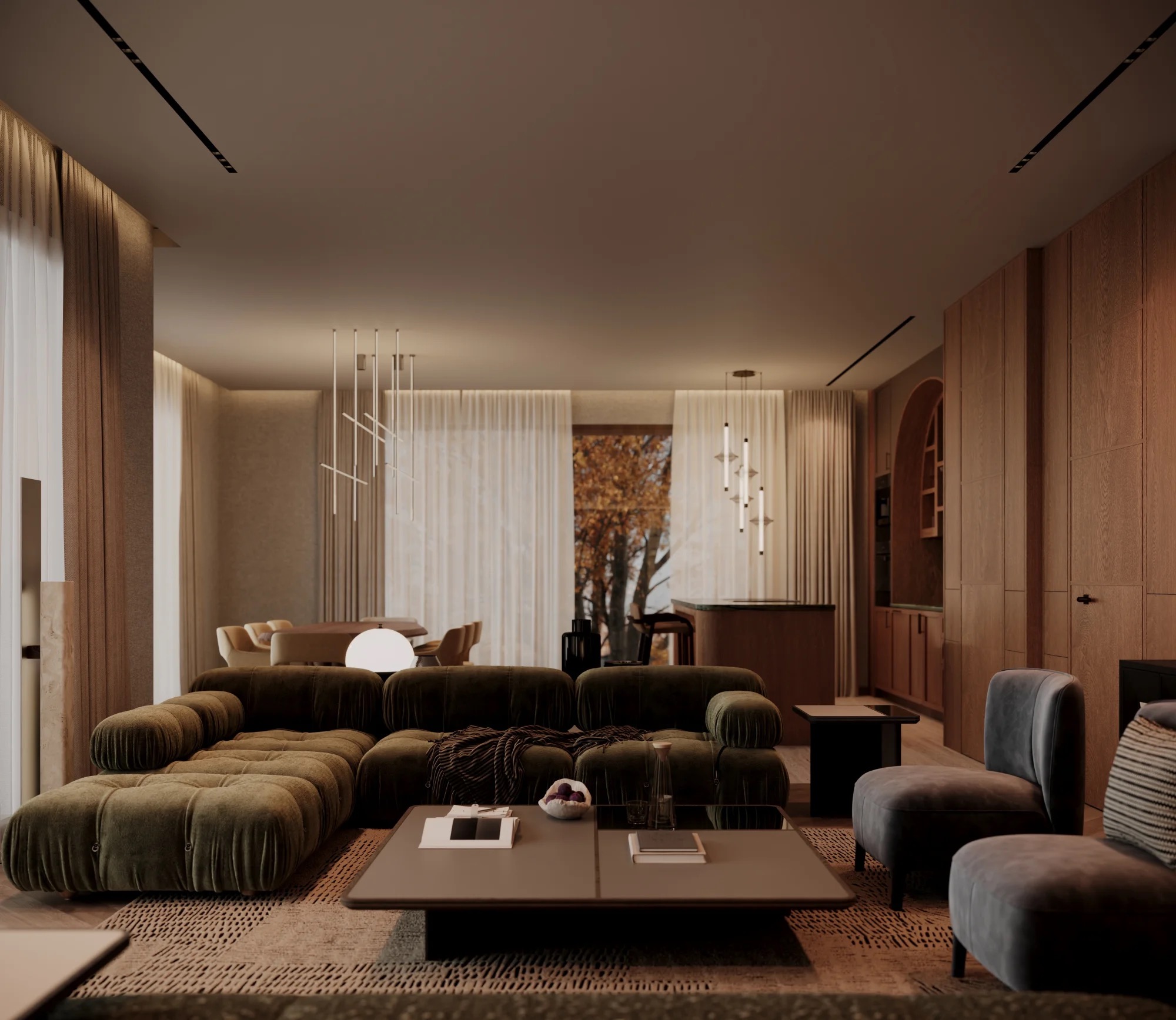 E1 APARTMENT - Conceptual Interior Design for APARTMENT E1 | Vladimir Perovic Architects