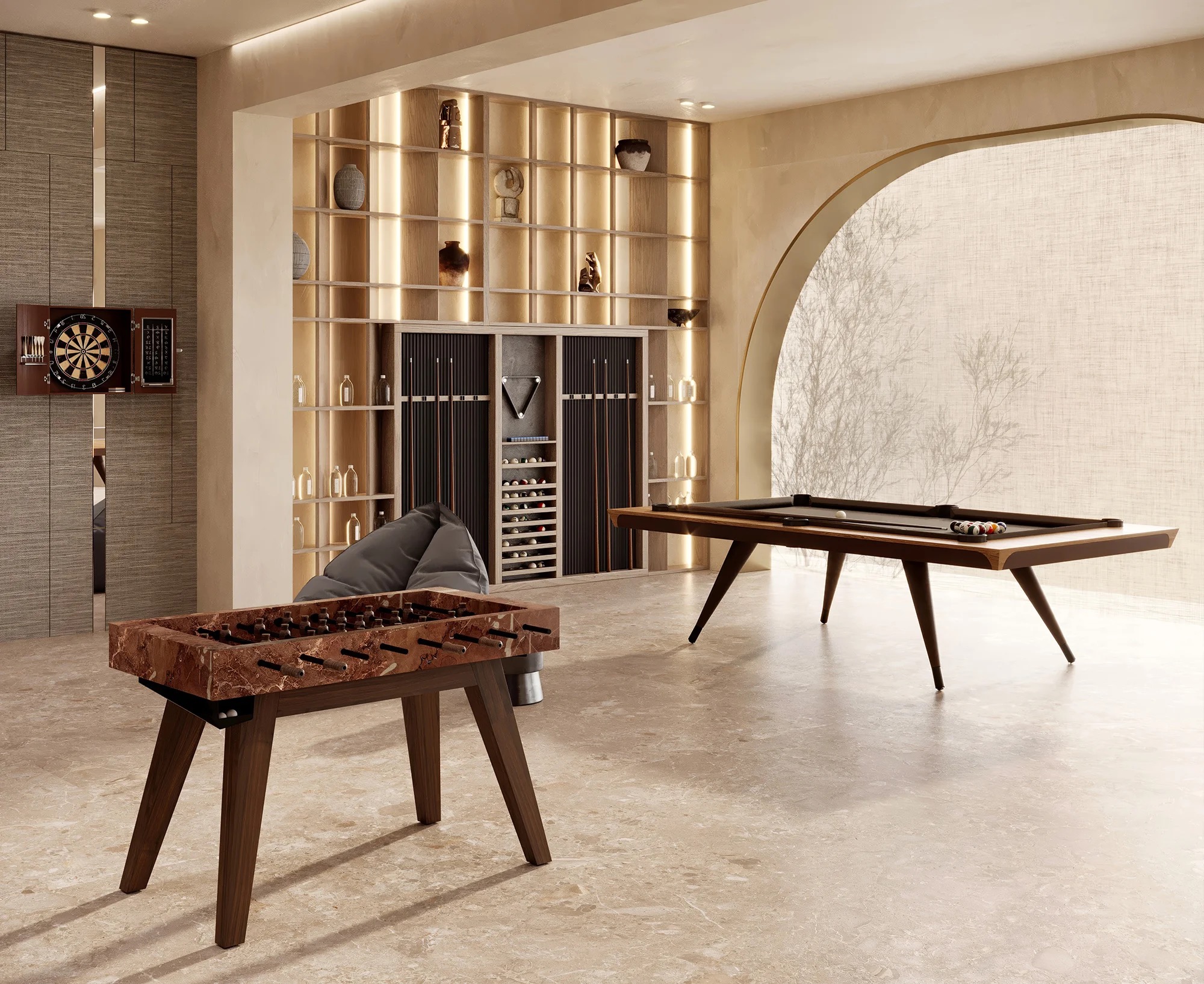 Gentlmans room - Project for Gentlmans room, Podgorica | Vladimir Perovic Architects