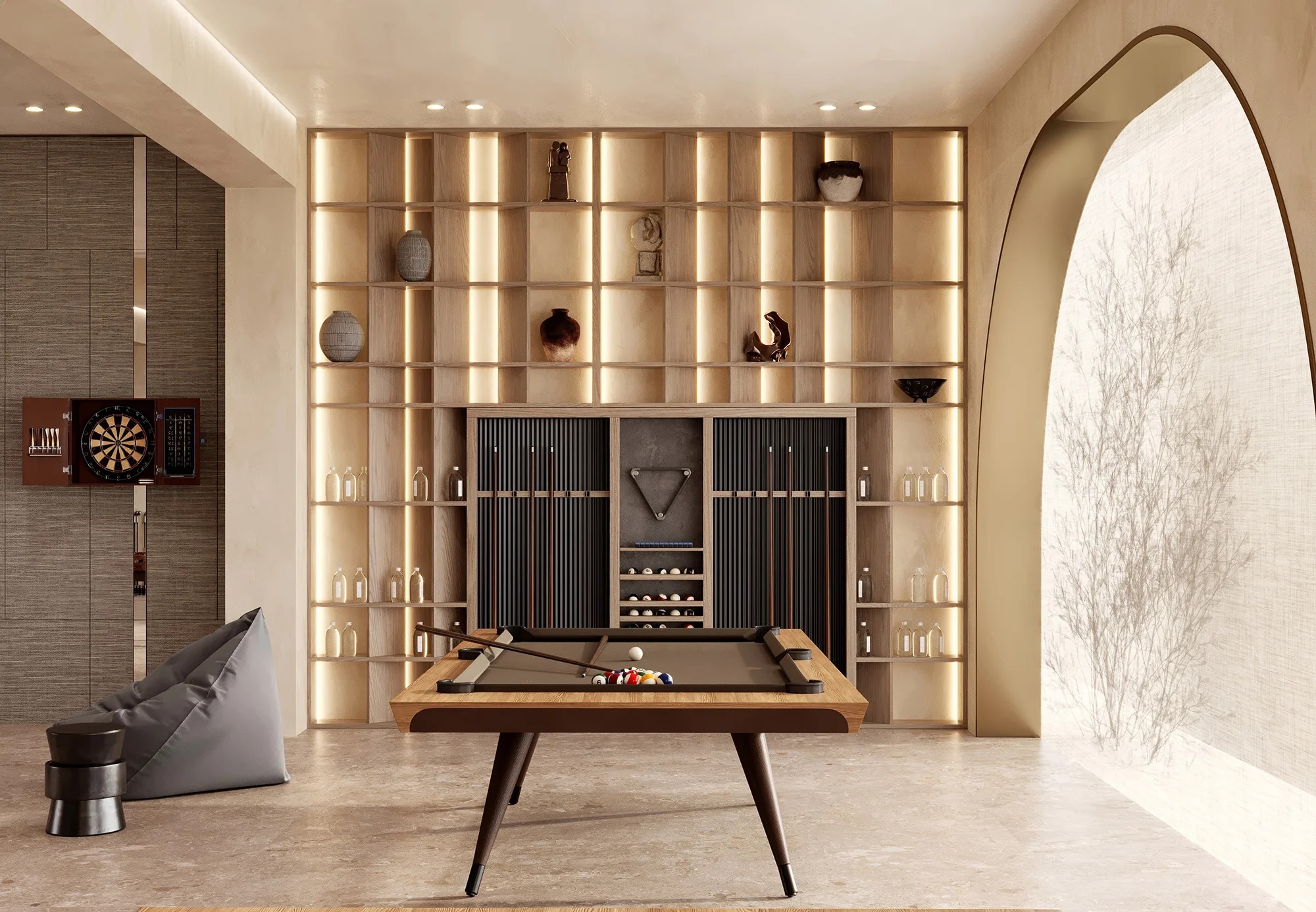 Gentlmans room - Project for Gentlmans room, Podgorica | Vladimir Perovic Architects