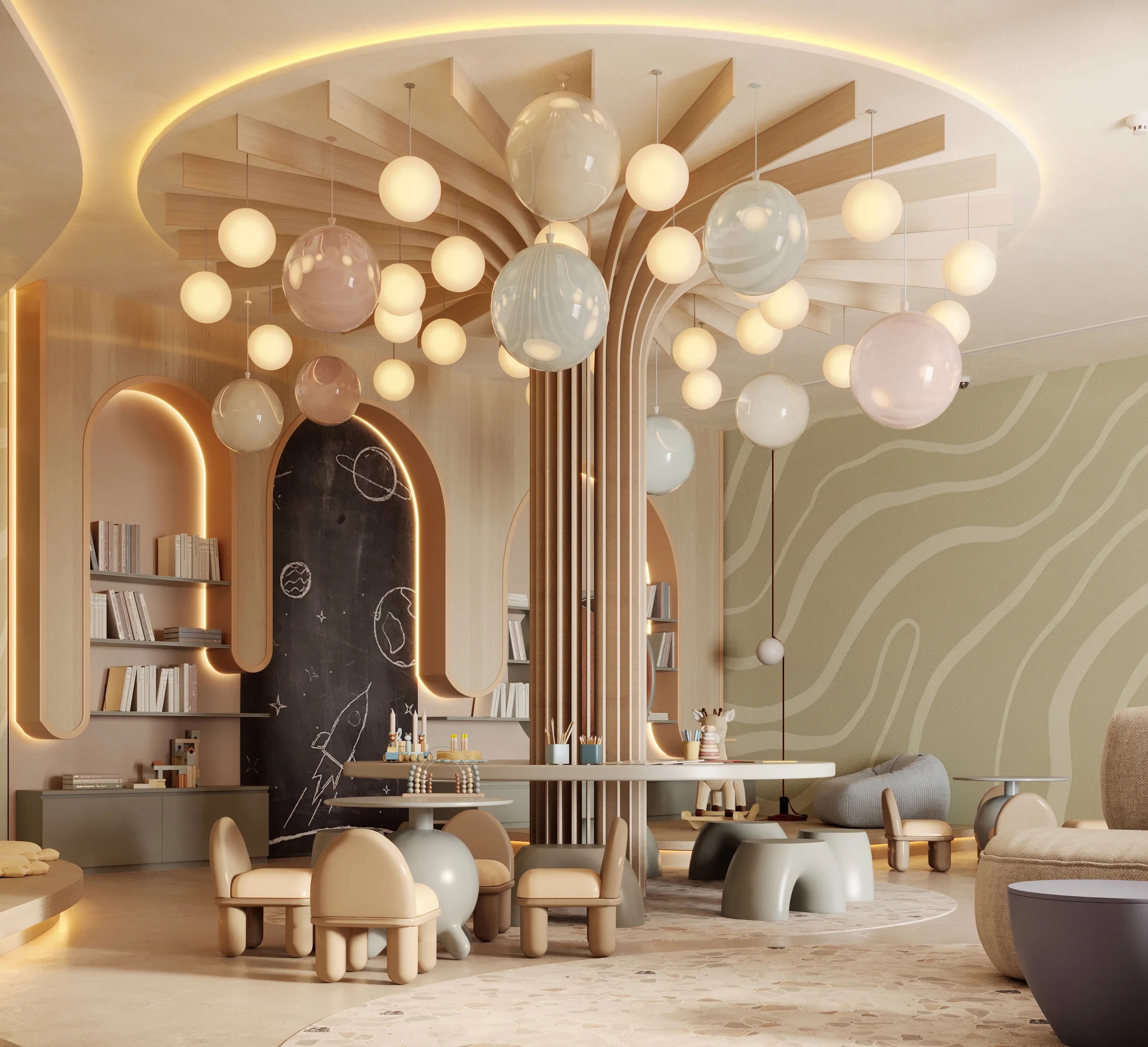 Playroom - Playroom interior, Montenegro | Vladimir Perovic Architects