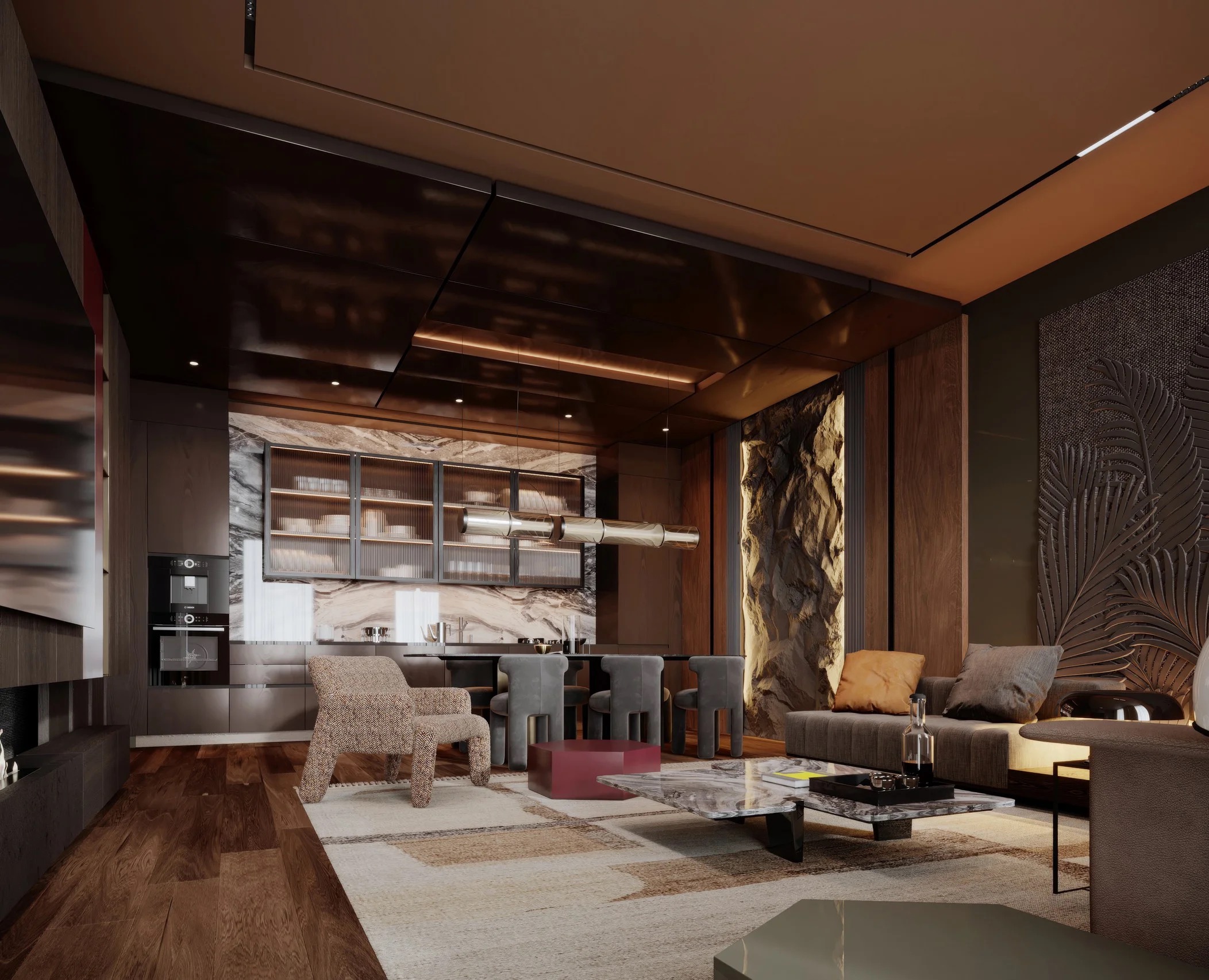 Private apartment DV interior - Private apartment DV interior, Montenegro | Vladimir Perovic Architects