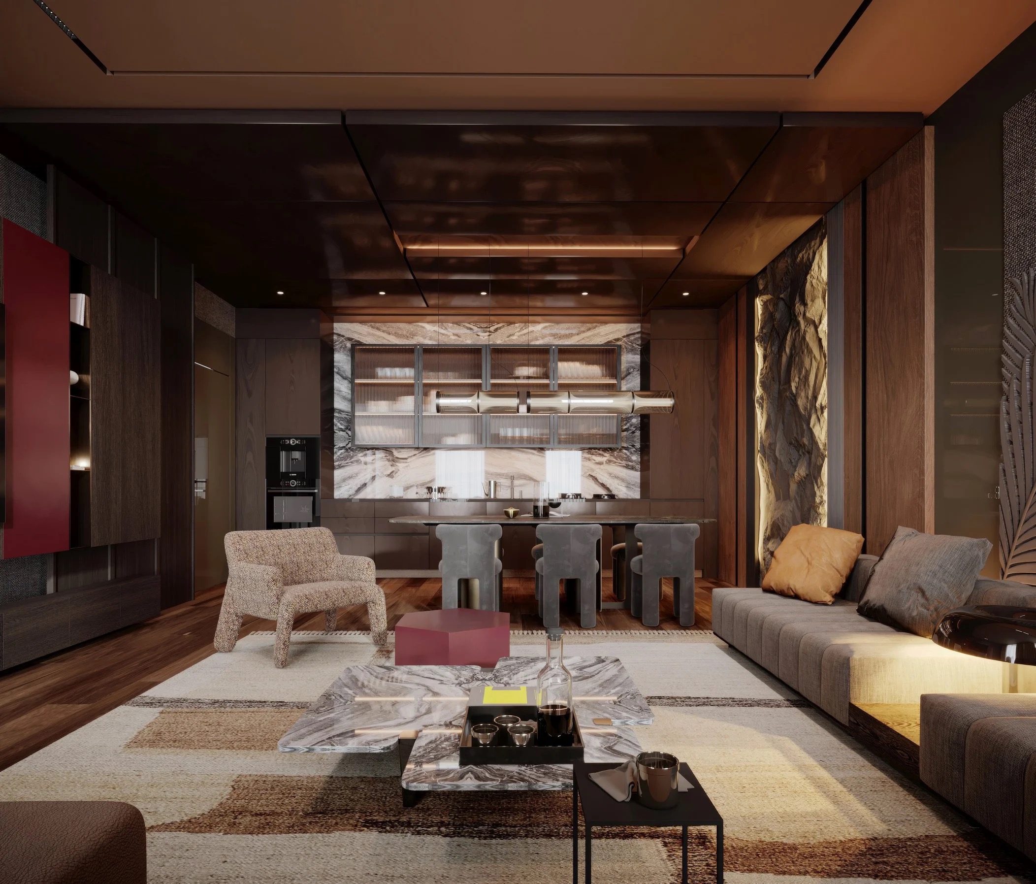 Private apartment DV interior - Private apartment DV interior, Montenegro | Vladimir Perovic Architects