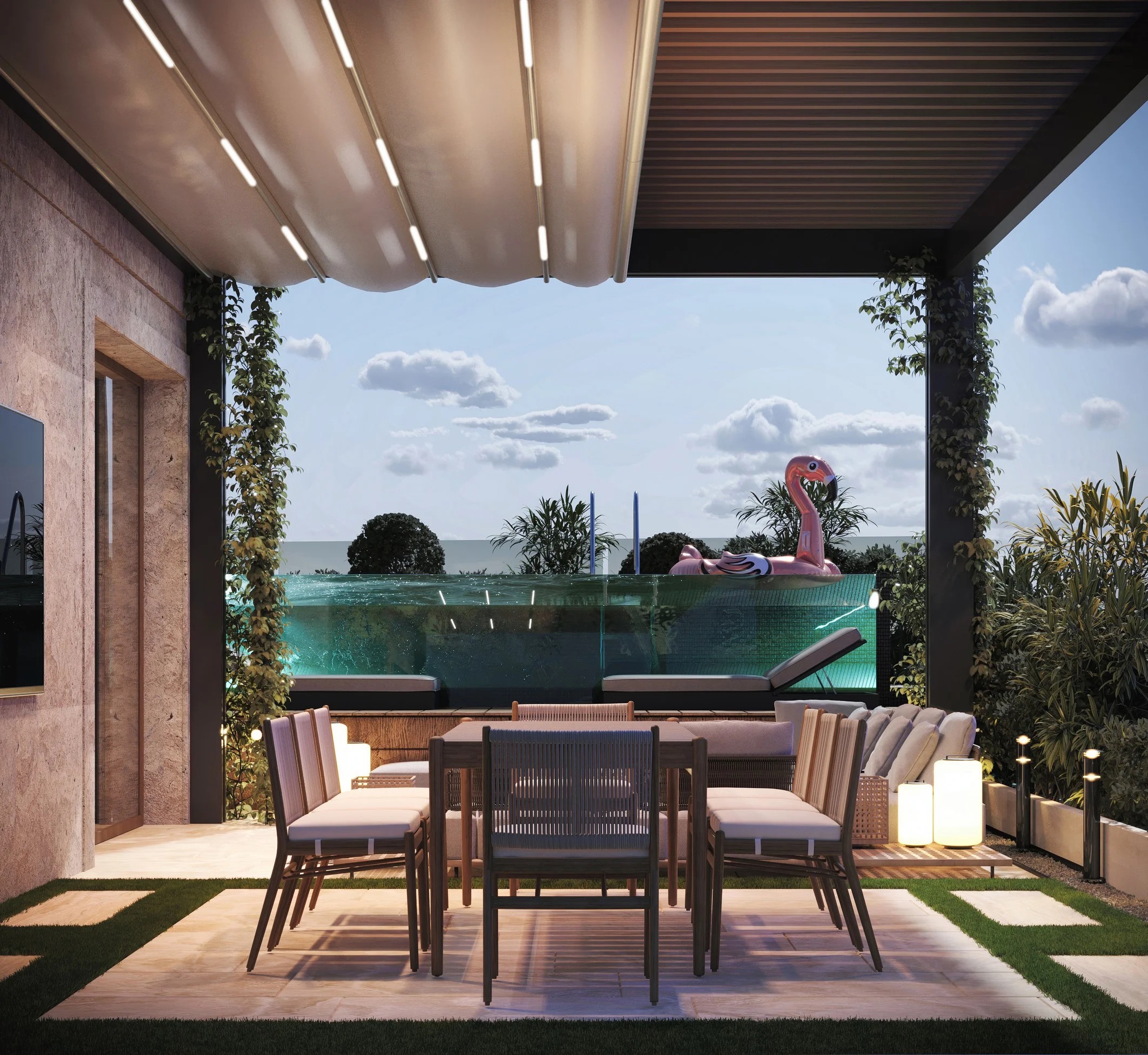 Penthouse EG - PENTHOUSE IN PODGORICA MONTENEGRO | Vladimir Perovic Architects