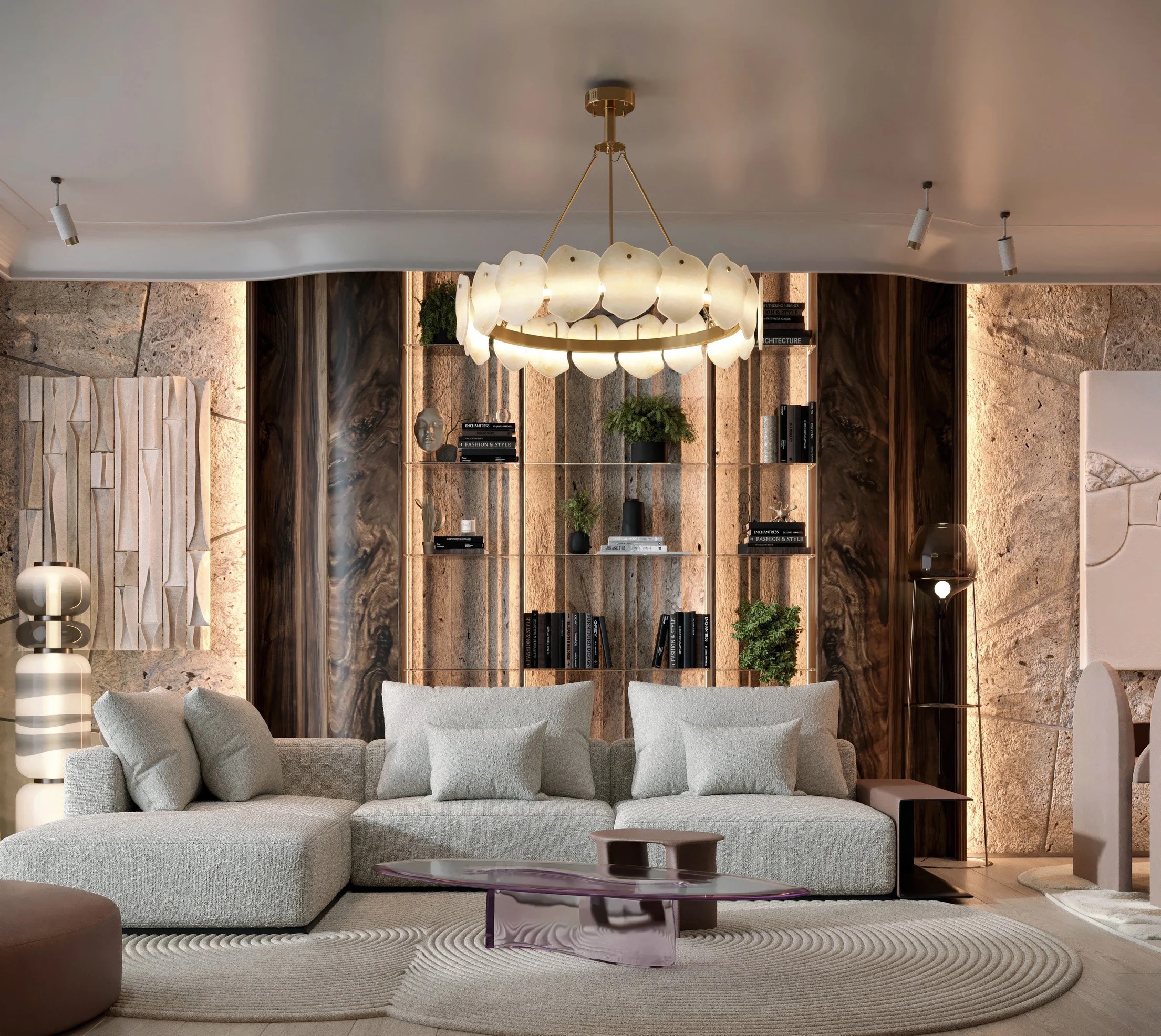 Private apartment TR interior - PRIVATE APARTMENT IN PODGORICA MONTENEGRO | Vladimir Perovic Architects