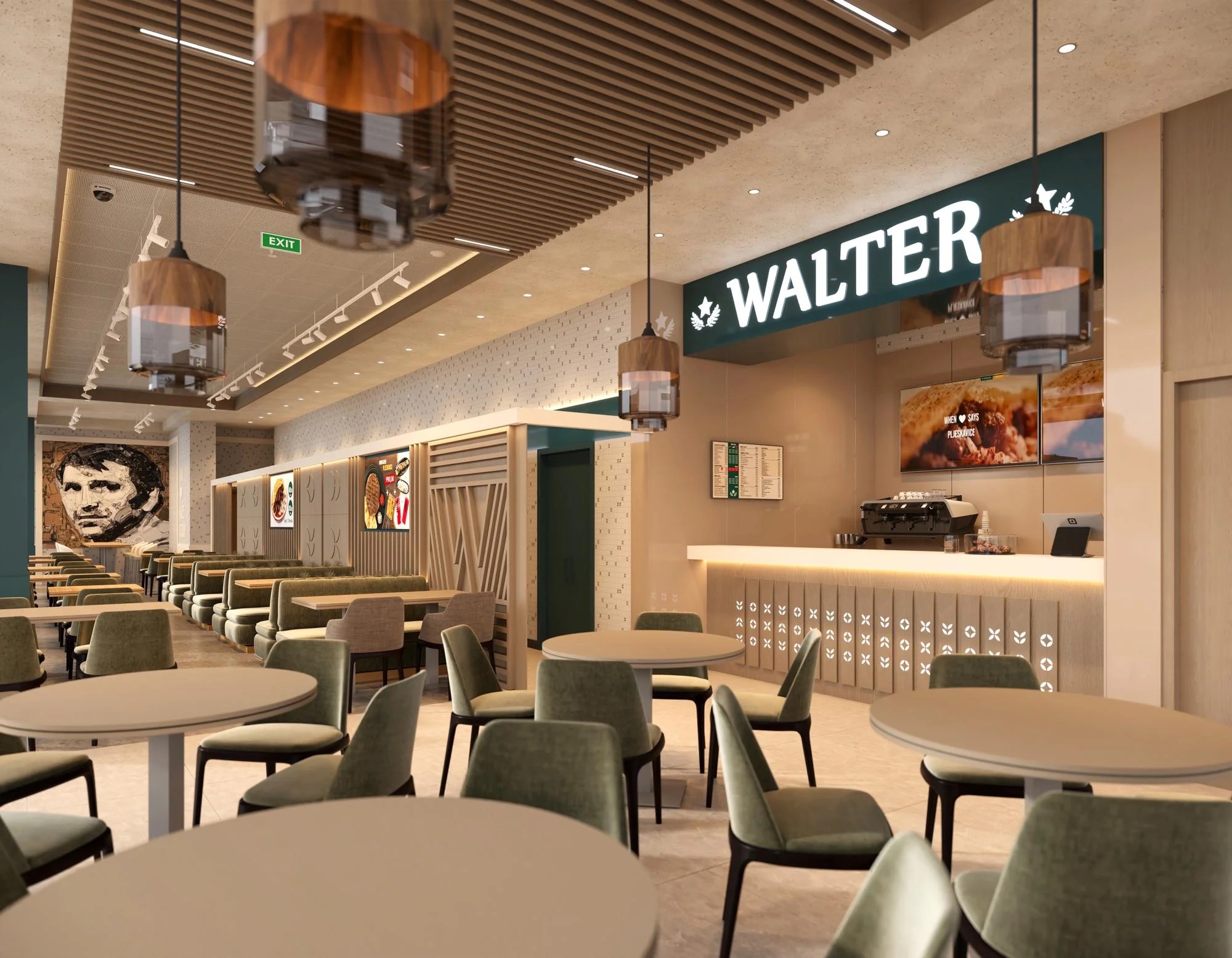 walter cacak - Conceptual Interior Design for Walter Restaurant | Vladimir Perovic Architects