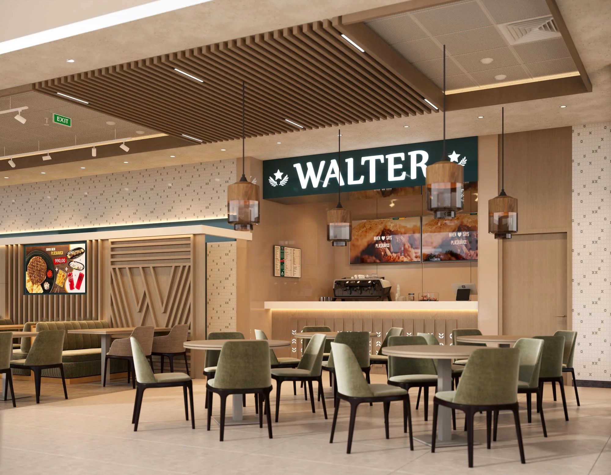walter cacak - Conceptual Interior Design for Walter Restaurant | Vladimir Perovic Architects
