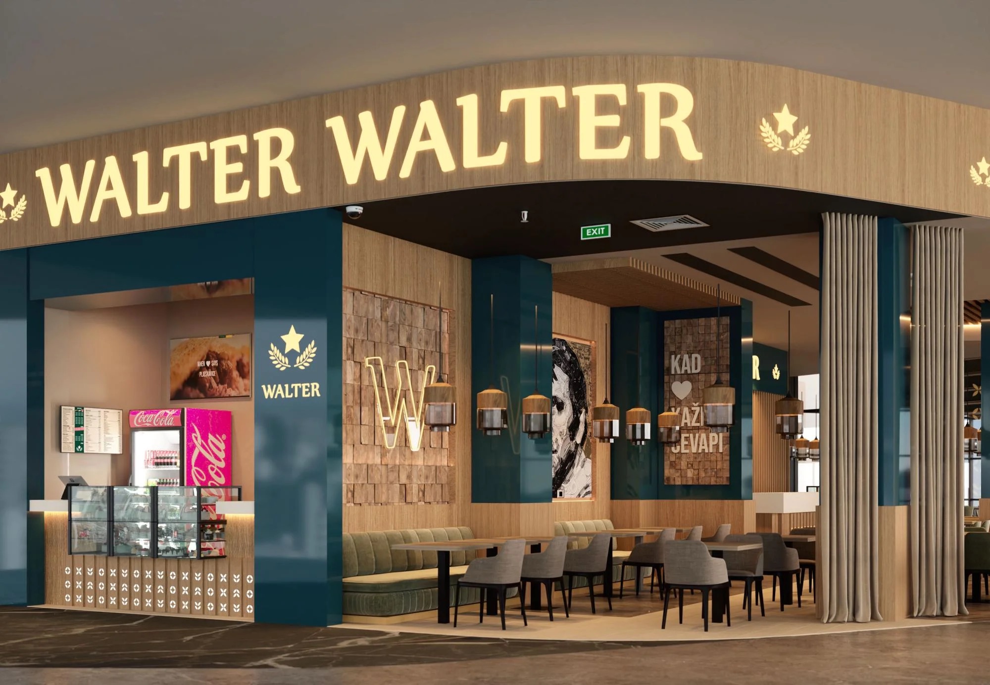WALTER NOVI SAD - Conceptual Interior Design for Walter Restaurant | Vladimir Perovic Architects