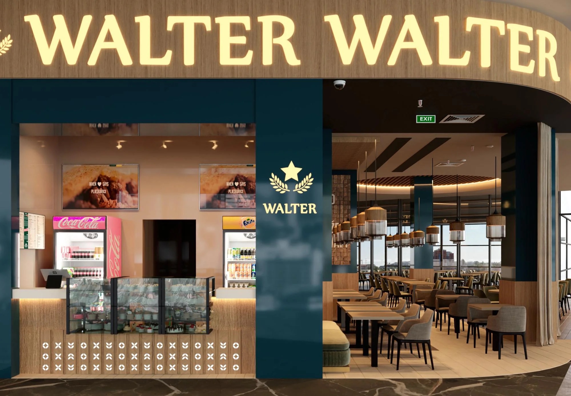 WALTER NOVI SAD - Conceptual Interior Design for Walter Restaurant | Vladimir Perovic Architects