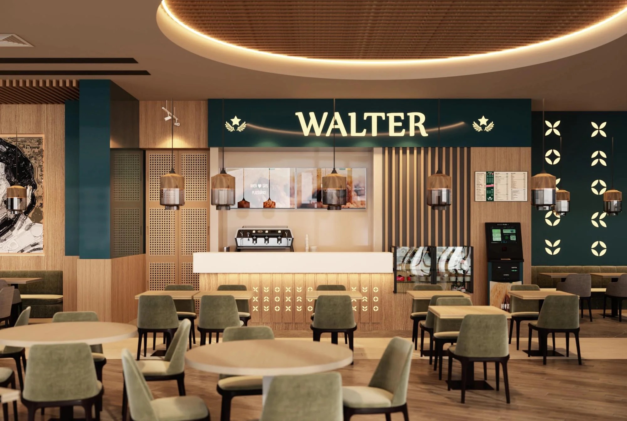 WALTER NOVI SAD - Conceptual Interior Design for Walter Restaurant | Vladimir Perovic Architects