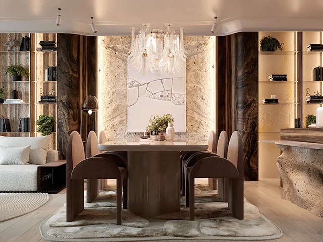 Luksuzni dizajn enterijera apartmana ETR u Crnoj Gori