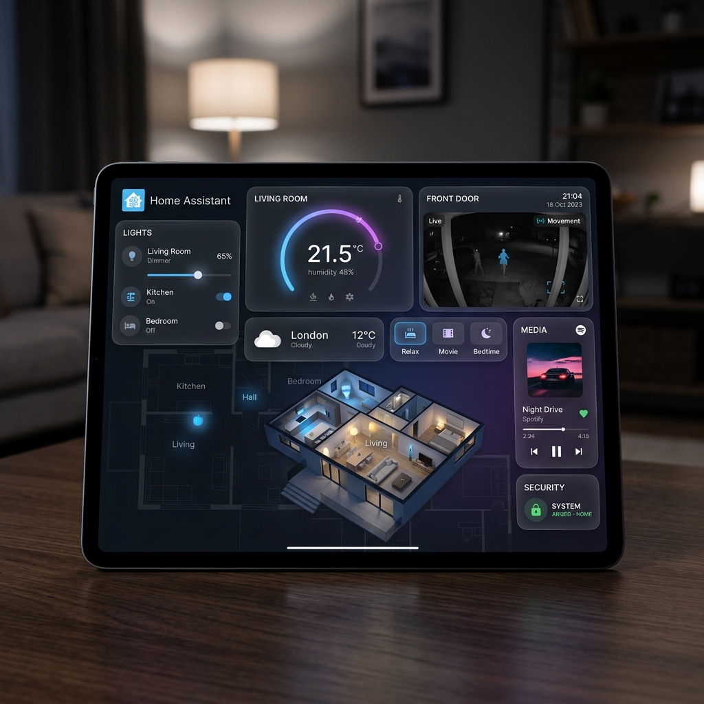 Home Assistant Dashboard Concept